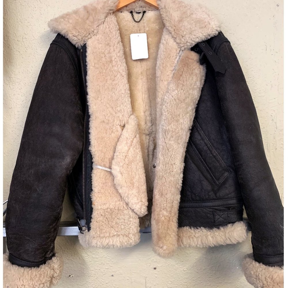 Brando Vintage Leather/Wool Jacket
